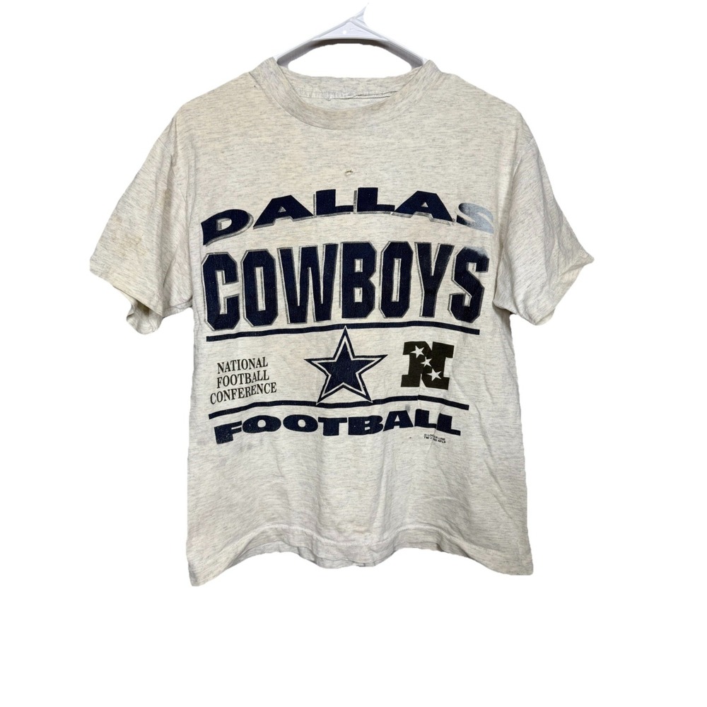 Vintage 1982‎ Dallas Cowboys Destroyed Trashed NFL Tee Faded Thrashed USA